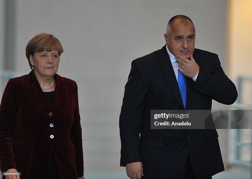 Angela Merkel - Boyko Borissov meeting in Berlin