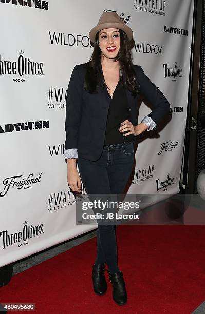 Kelen Coleman attends the Wayke Up Fundraiser Hosted By Nikki Reed on December 14, 2014 in Beverly Hills, California. Photo by JB Lacroix/WireImage)