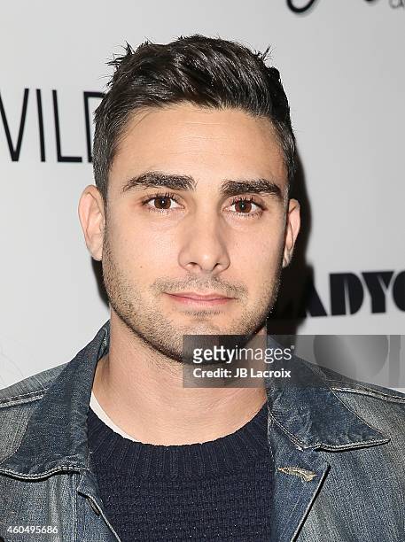 Tommy Savas attends the Wayke Up Fundraiser Hosted By Nikki Reed on December 14, 2014 in Beverly Hills, California. Photo by JB Lacroix/WireImage)