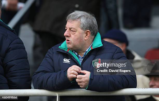 Simon Cohen chief executive of Leicester Tigers looks on during the European Rugby Champions Cup pool three match between RC Toulon and Leicester...