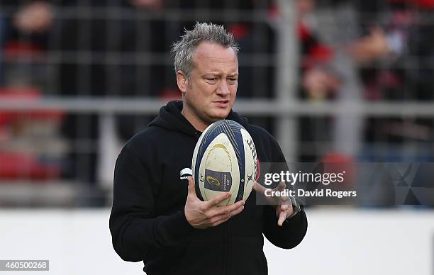 Paul Stridgeon, conditioning coach of Toulon looks on during the European Rugby Champions Cup pool three match between RC Toulon and Leicester Tigers...