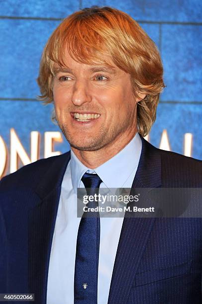 Owen Wilson attends the UK Premiere of "Night At The Museum: Secret Of The Tomb" at Empire Leicester Square on December 15, 2014 in London, England.