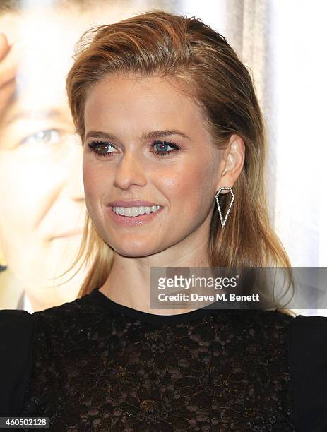 Alice Eve attends the UK Premiere of "Night At The Museum: Secret Of The Tomb" at Empire Leicester Square on December 15, 2014 in London, England.