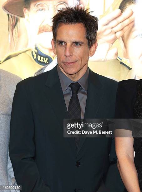 Ben Stiller attends the UK Premiere of "Night At The Museum: Secret Of The Tomb" at Empire Leicester Square on December 15, 2014 in London, England.