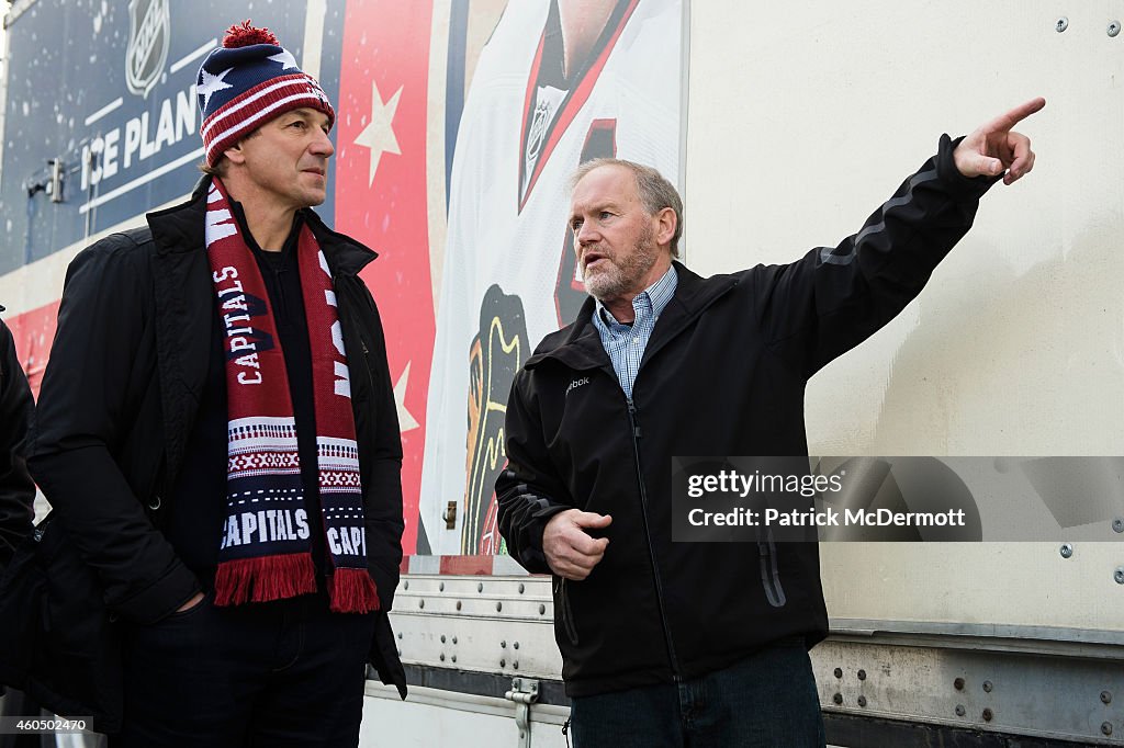 2015 Bridgestone NHL Winter Classic Build Out