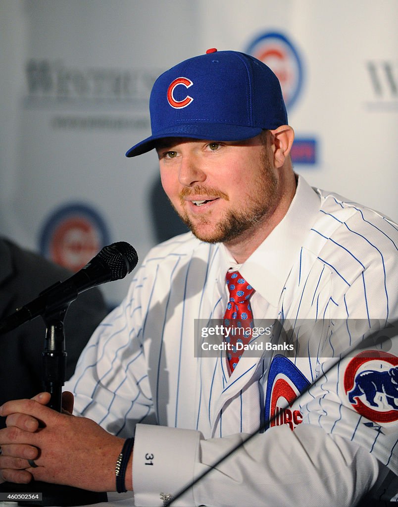 Chicago Cubs Introduce Jon Lester