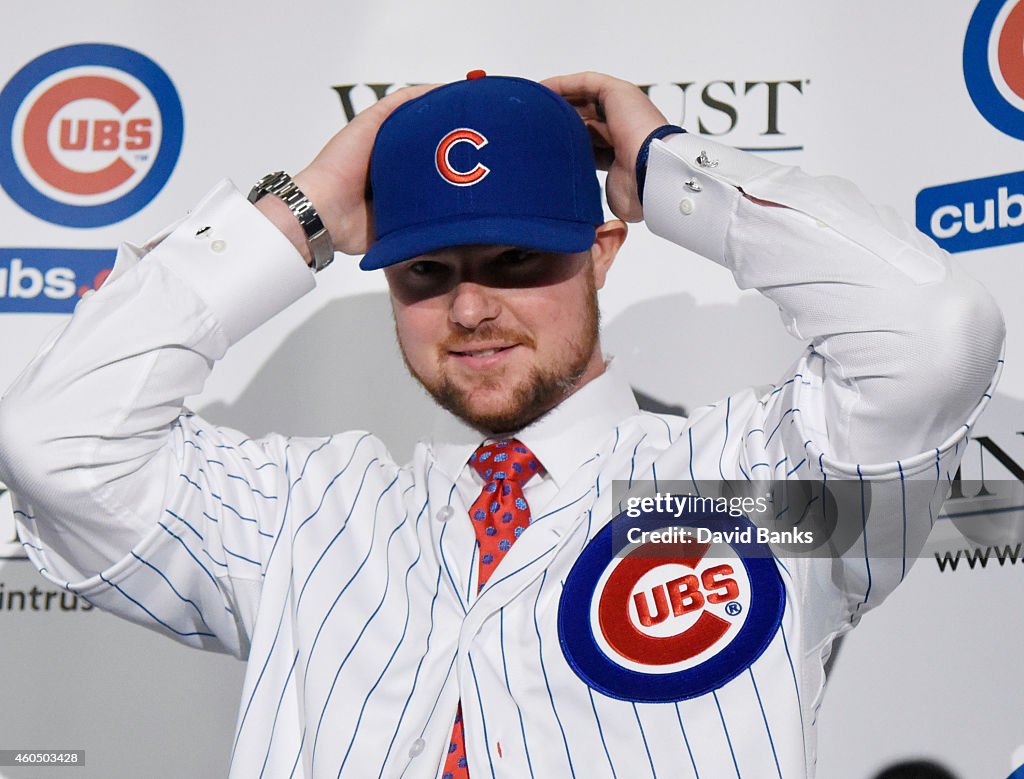 Chicago Cubs Introduce Jon Lester