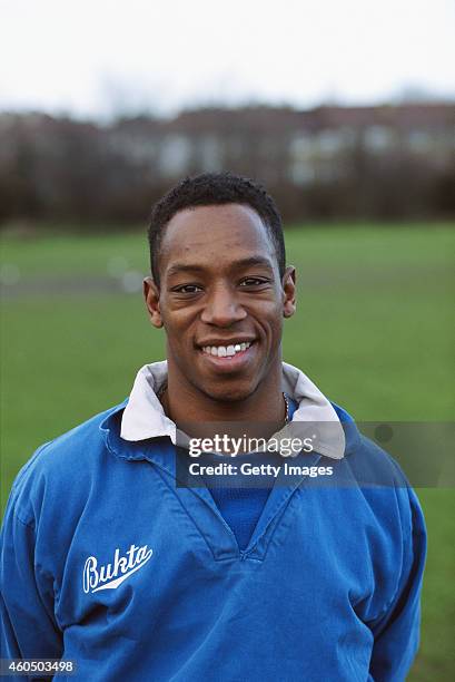 Crystal Palace forward Ian Wright pictured on May 1, 1991 in London, England.
