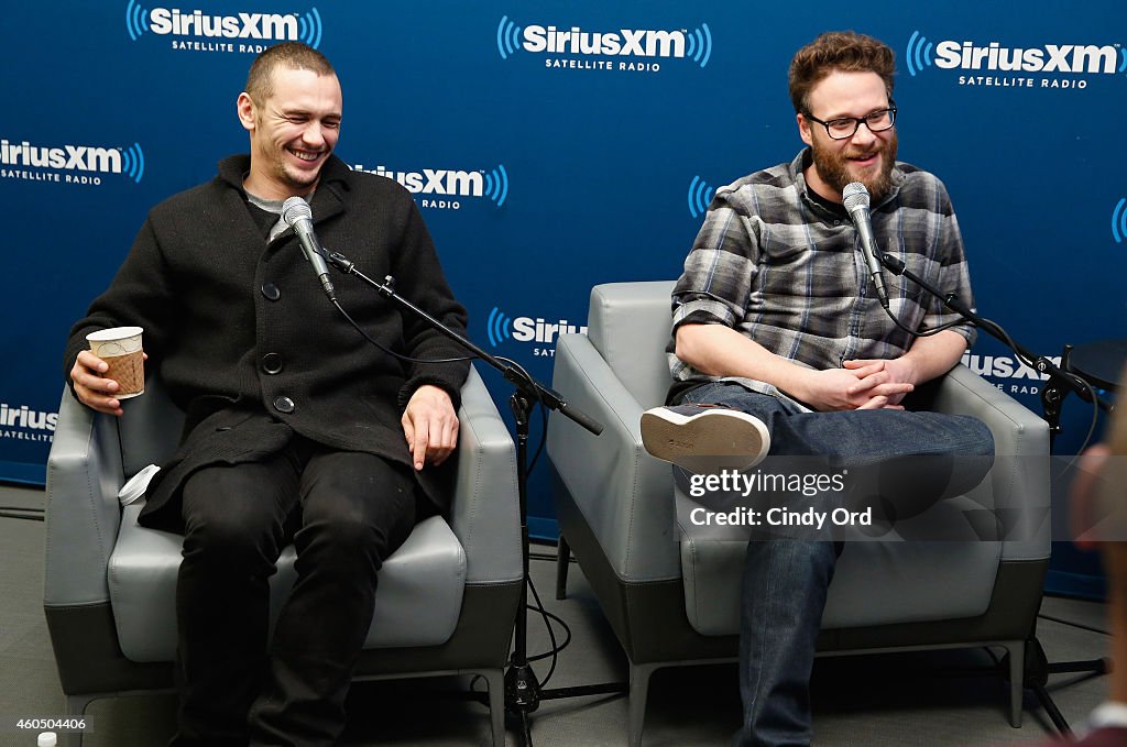 SiriusXM's "Town Hall" With Seth Rogen And James Franco Hosted By Lisa Lampinelli On SiriusXM's Entertainment Weekly Radio Channel