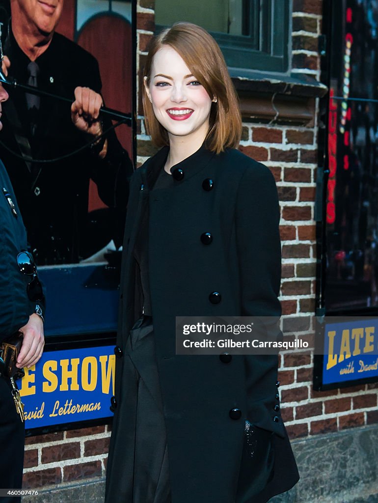 Celebrity Sightings In New York City - December 15, 2014