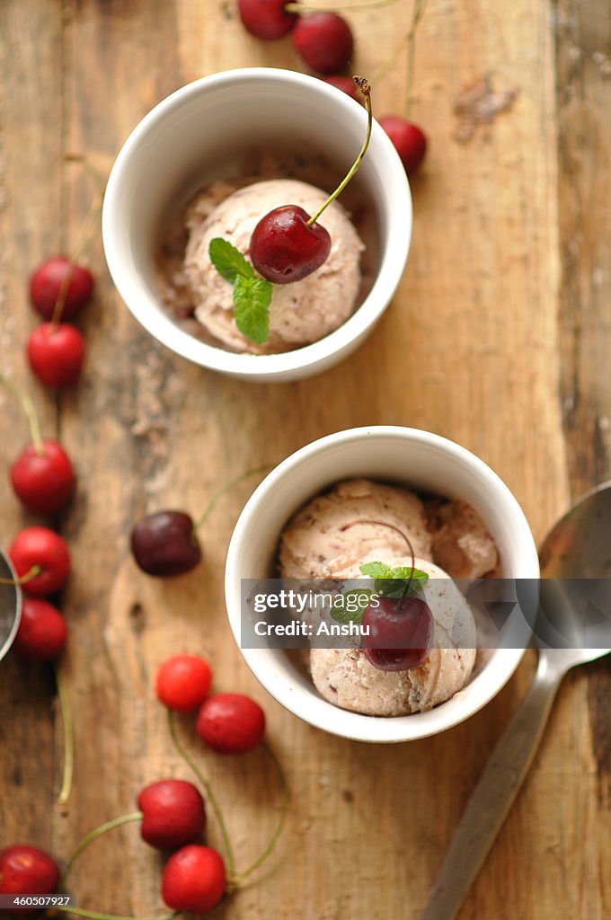 Cherry Chocolate Ice-cream