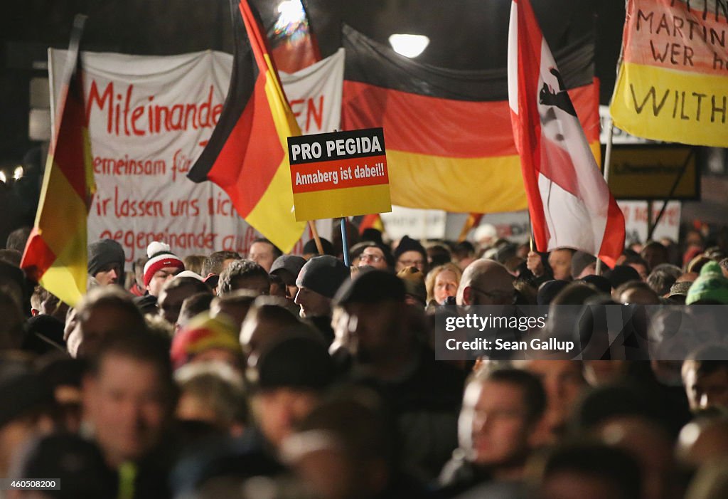 Pegida Demonstrations Continue In Dresden