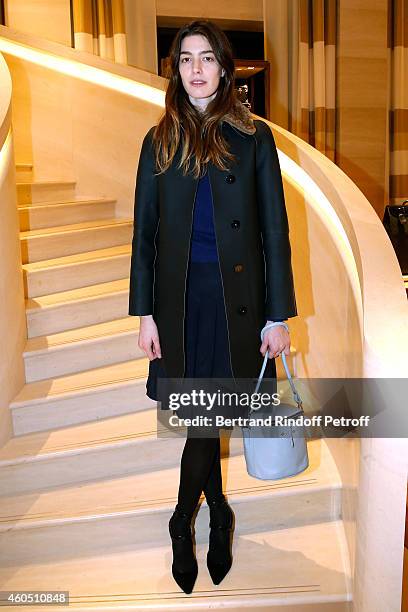 Antonine Peduzzi attends the Louis Vuitton Montaigne Store Re-Opening party at Louis Vuitton Avenue Montaigne Store on December 15, 2014 in Paris,...