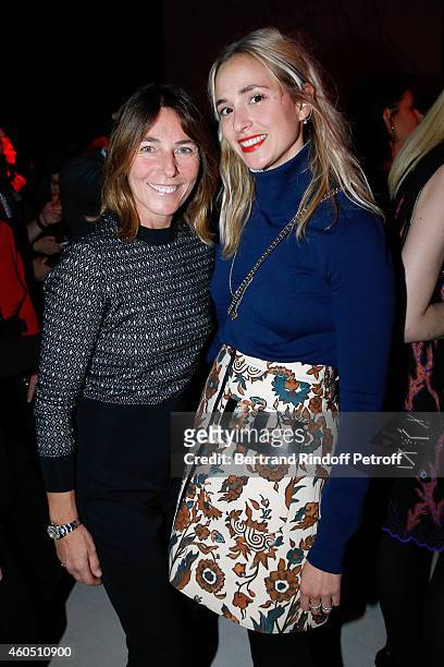 Princess Alexandra Borghese and Princess Elisabeth von Thurn und Taxis attend the Louis Vuitton Montaigne Store Re-Opening party at Louis Vuitton...