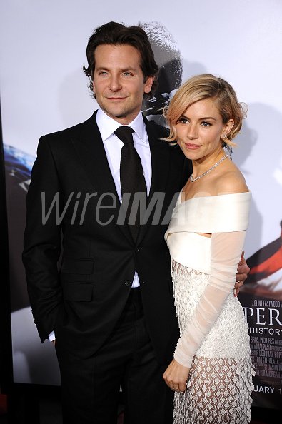 Actors Bradley Cooper and Sienna...