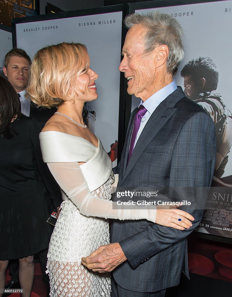 "American Sniper" New York Premiere - Inside Arrivals