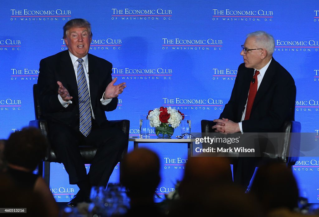 Donald Trump Speaks At Economic Club Of Washington