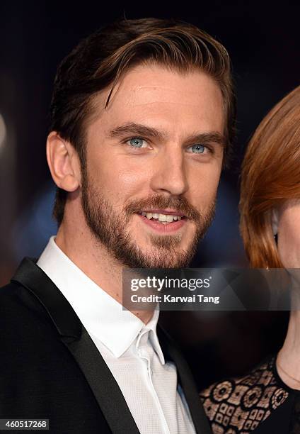 Dan Stevens attends the UK Premiere of "Night At The Museum: Secret Of The Tomb" at Empire Leicester Square on December 15, 2014 in London, England.