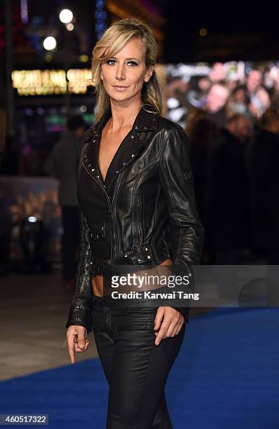 Lady Victoria Hervey attends the UK Premiere of "Night At The Museum: Secret Of The Tomb" at Empire Leicester Square on December 15, 2014 in London,...