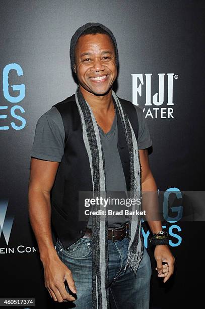 Actor Cuba Gooding, Jr. Attends the "Big Eyes" New York Premiere at Museum of Modern Art on December 15, 2014 in New York City.