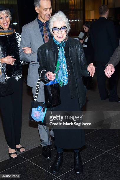 Artist Margaret Keane attends the "Big Eyes" New York Premiere at the Museum of Modern Art on December 15, 2014 in New York City.