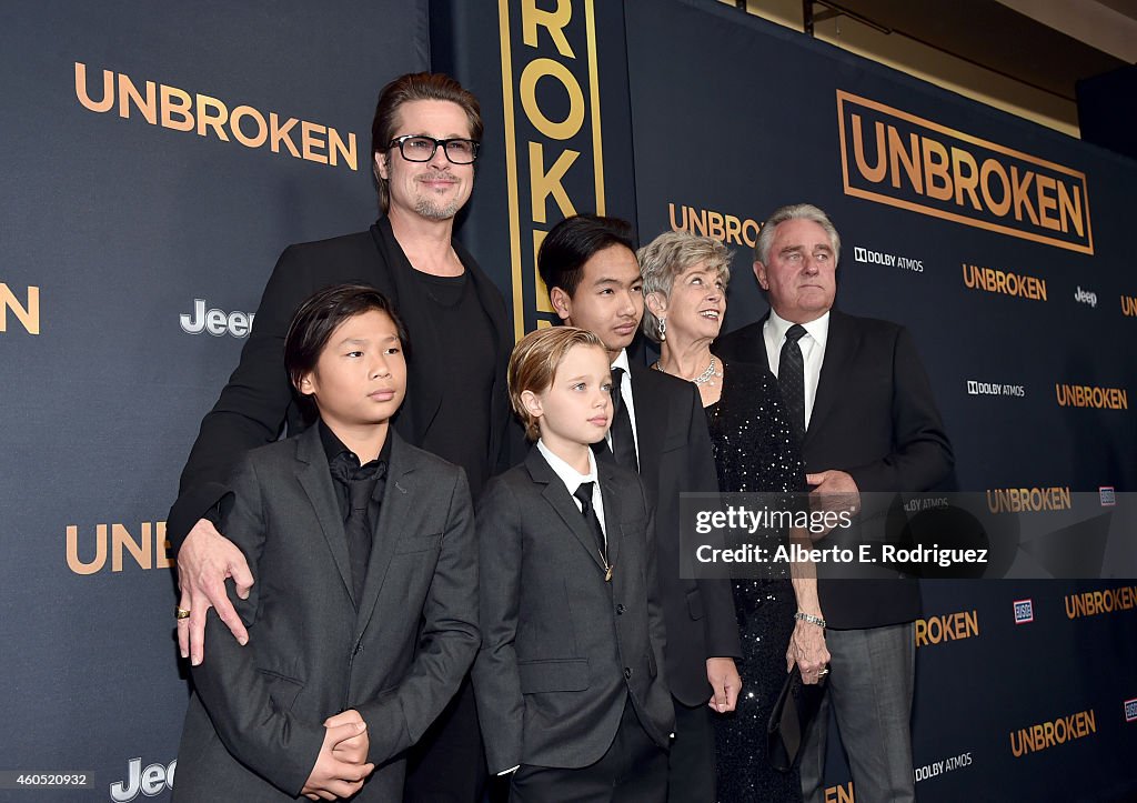 Premiere Of Universal Studios' "Unbroken" - Red Carpet