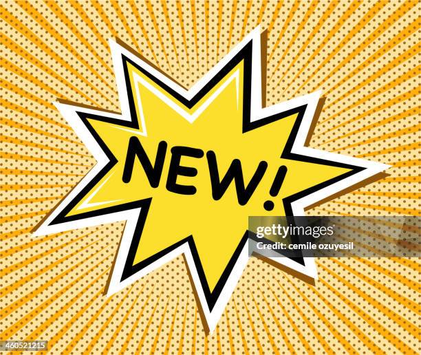 exploding bubble sign - new stock illustrations