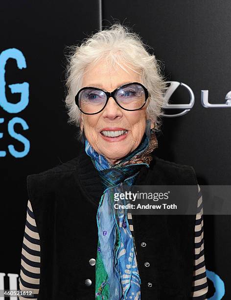 Margaret Keane attends "Big Eyes" New York premiere at Museum of Modern Art on December 15, 2014 in New York City.