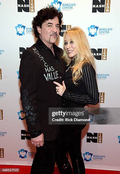 Big Machine Label Group President & CEO Scott Borchetta and Big Machine Label Group Sr. VP of Creative Sandi Spika Borchetta attend the Inaugural...