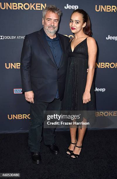 Luke Besson Studio 300 Premiere Of Universal Studios Unbroken Red Carpet Stock Photos ...