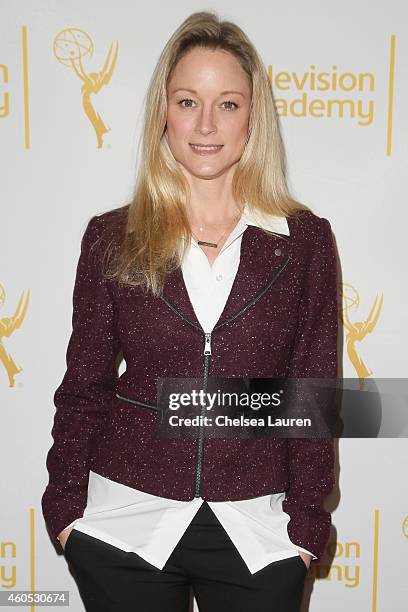 Actress Teri Polo attends "An Evening With The Fosters" presented by the Television Academy at El Portal Theatre on December 15, 2014 in North...