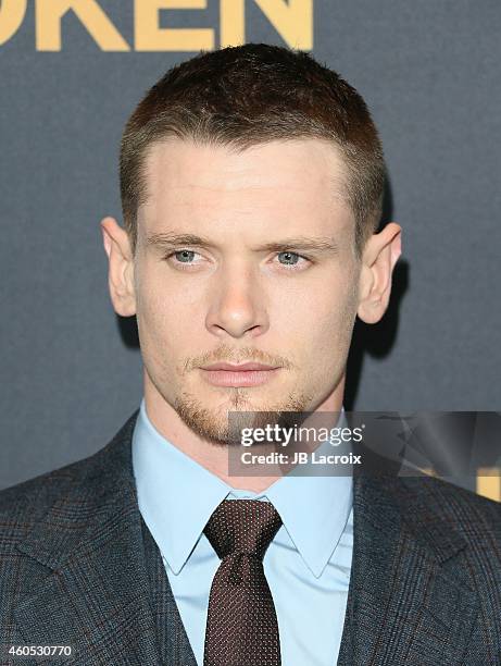 Jack O'Connell attends the "Unbroken" Los Angeles premiere held at the TCL Chinese Theatre IMAX on December 15, 2014 in Hollywood, California.