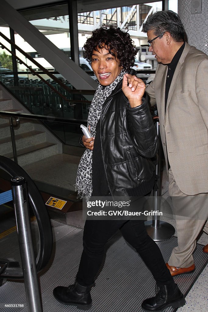 Celebrity Sightings In Los Angeles - December 15, 2014