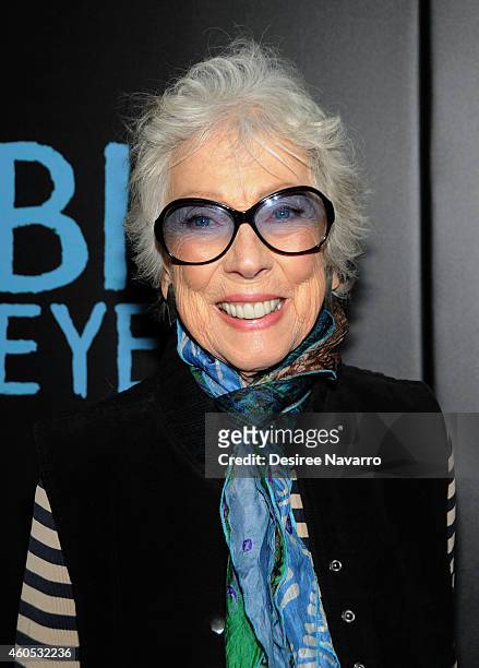 Artist Margaret Keane attends "Big Eyes" New York Premiere at Museum of Modern Art on December 15, 2014 in New York City.