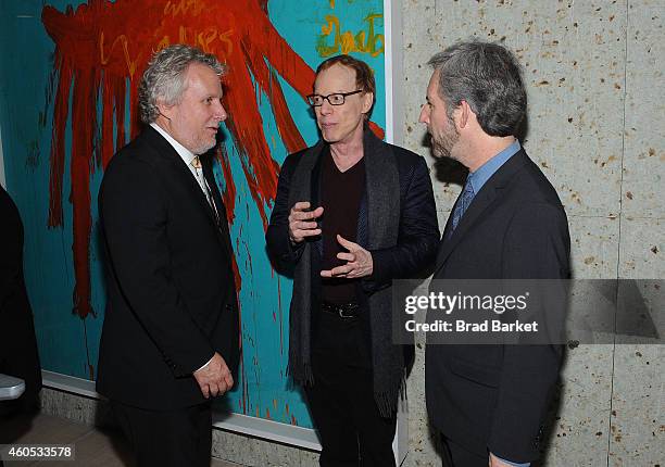 Screenwriter Larry Karaszewski, composer Danny Elfman and screenwriter Scott Alexander attend the "Big Eyes" New York Premiere - After Party at Kappo...