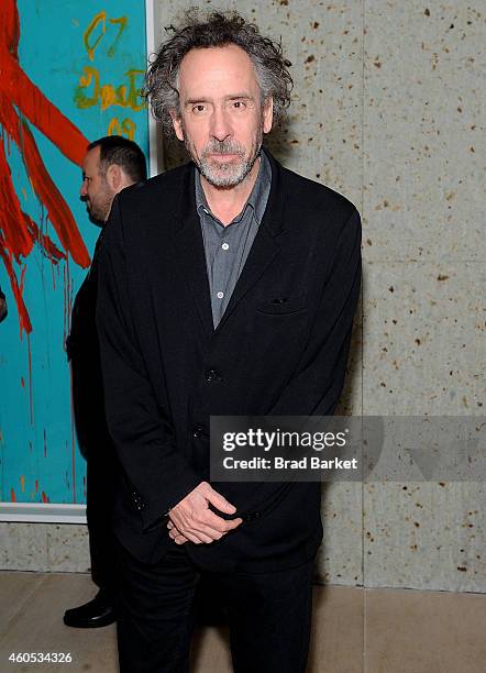 Director Tim Burton attends the "Big Eyes" New York Premiere - After Party at Kappo Masa on December 15, 2014 in New York City.