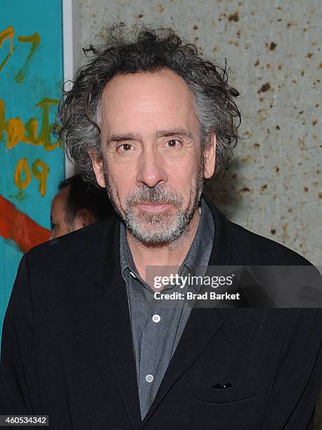 Director Tim Burton attends the "Big Eyes" New York Premiere - After Party at Kappo Masa on December 15, 2014 in New York City.