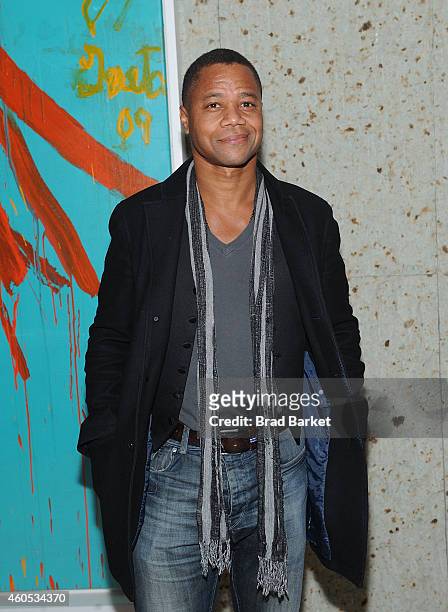 Cuba Gooding, Jr. Attends the "Big Eyes" New York Premiere - After Party at Kappo Masa on December 15, 2014 in New York City.