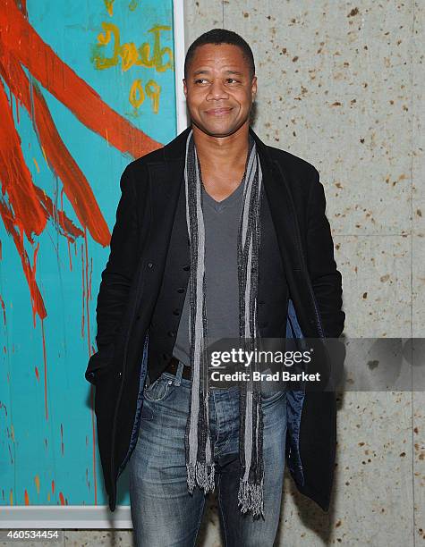 Cuba Gooding, Jr. Attends the "Big Eyes" New York Premiere - After Party at Kappo Masa on December 15, 2014 in New York City.