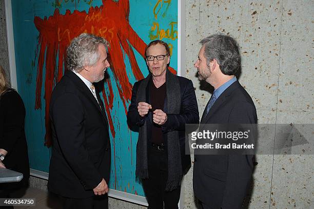 Screenwriter Larry Karaszewski, composer Danny Elfman and screenwriter Scott Alexander attend the "Big Eyes" New York Premiere - After Party at Kappo...