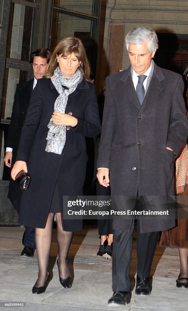 Spanish Royals Attend Funeral For Duchess of Alba In Madrid