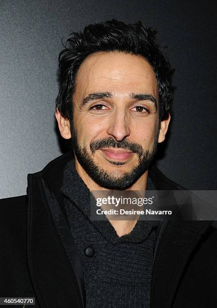 Amir Arison attends "Big Eyes" New York Premiere at Museum of Modern Art on December 15, 2014 in New York City.