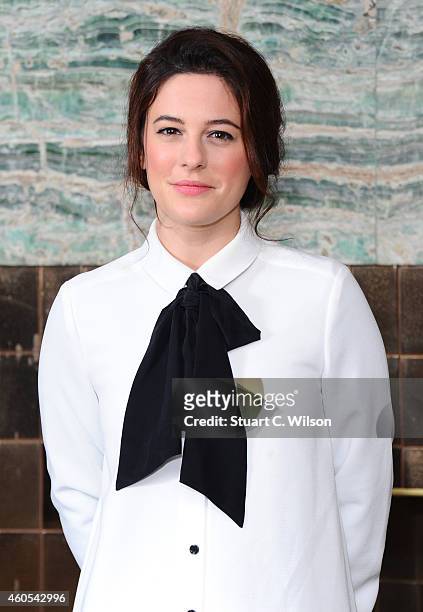 Phoebe Fox attends as the London Critics Circle Film Awards are announced at May Fair Hotel on December 16, 2014 in London, England.