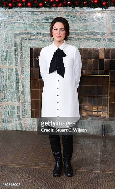 Phoebe Fox attends as the London Critics Circle Film Awards are announced at May Fair Hotel on December 16, 2014 in London, England.