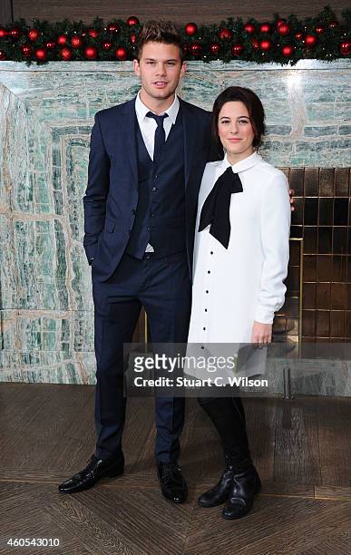 Jeremy Irvine and Phoebe Fox attend as the London Critics Circle Film Awards are announced at May Fair Hotel on December 16, 2014 in London, England.