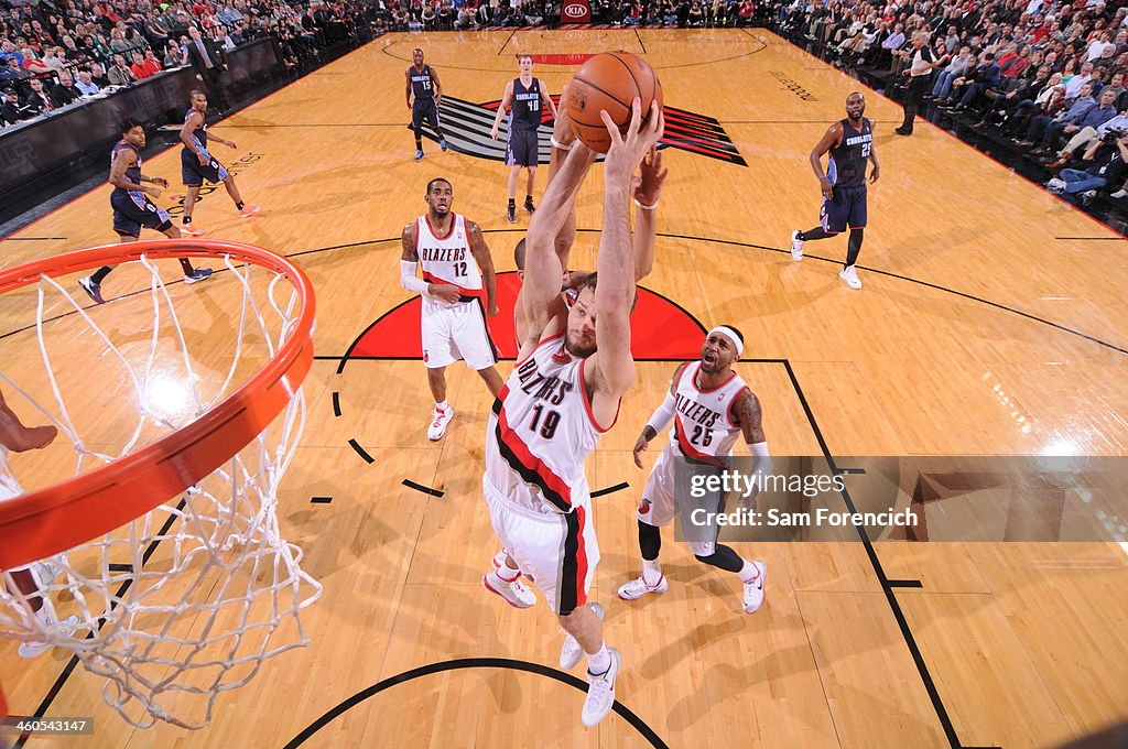 Charlotte Bobcats v Portland Trail Blazers