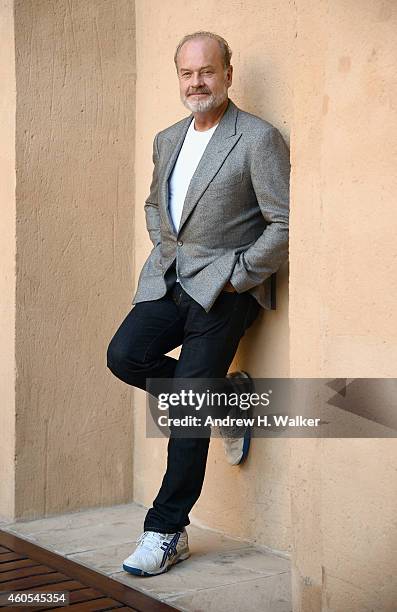 Actor Kelsey Grammer poses during a portrait session on day seven of the 11th Annual Dubai International Film Festival held at the Madinat Jumeriah...