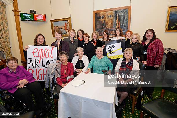 Dame Anne Begg MP, Victoria Harper, Yvette Cooper MP, Emma Reynolds MP, Harriet Harman MP, Sarah Champion MP, Isla Blair, Sophie Stanton, Gloria De...