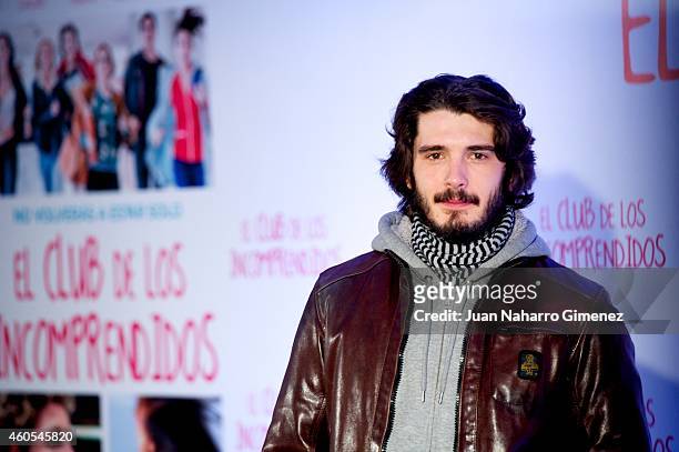Yon Gonzalez attends "El Club de los Incomprendidos" photocall at the ME Hotel on December 16, 2014 in Madrid, Spain