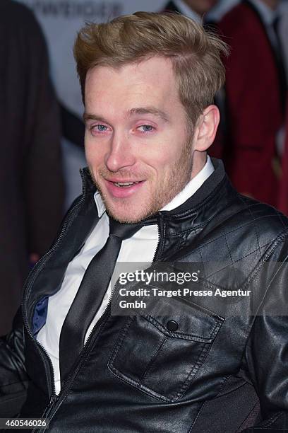 Samuel Koch attends the 'Honig im Kopf' Premiere at CineStar on December 15, 2014 in Berlin, Germany.